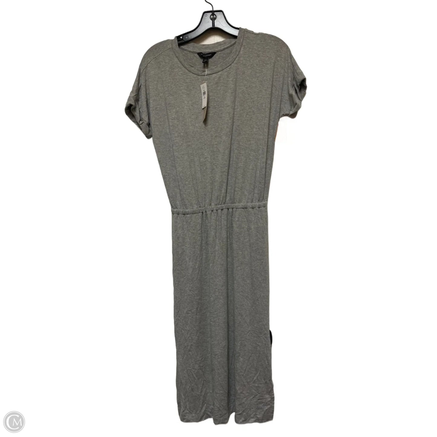 Dress Casual Midi By Banana Republic In Grey, Size: Xs