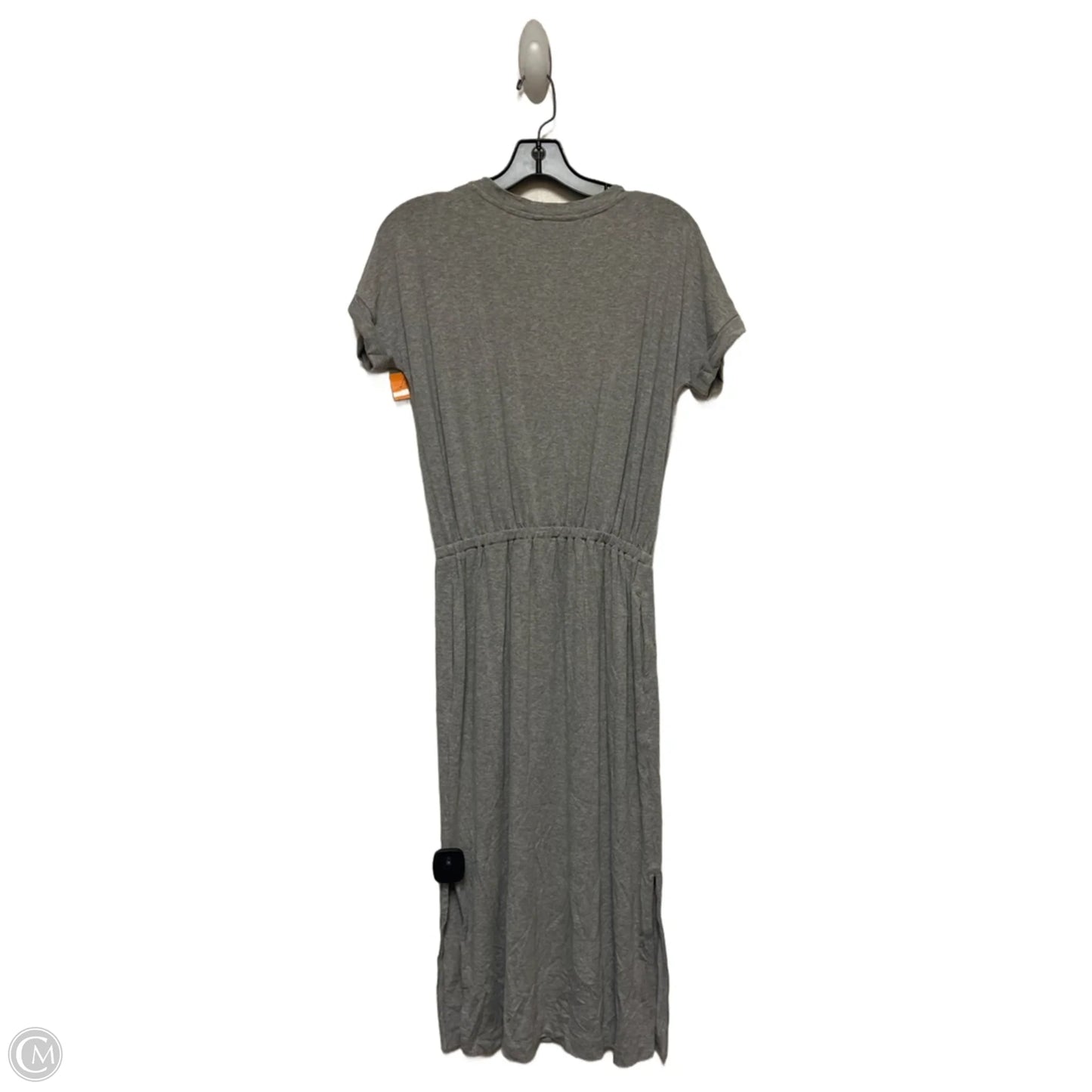 Dress Casual Midi By Banana Republic In Grey, Size: Xs