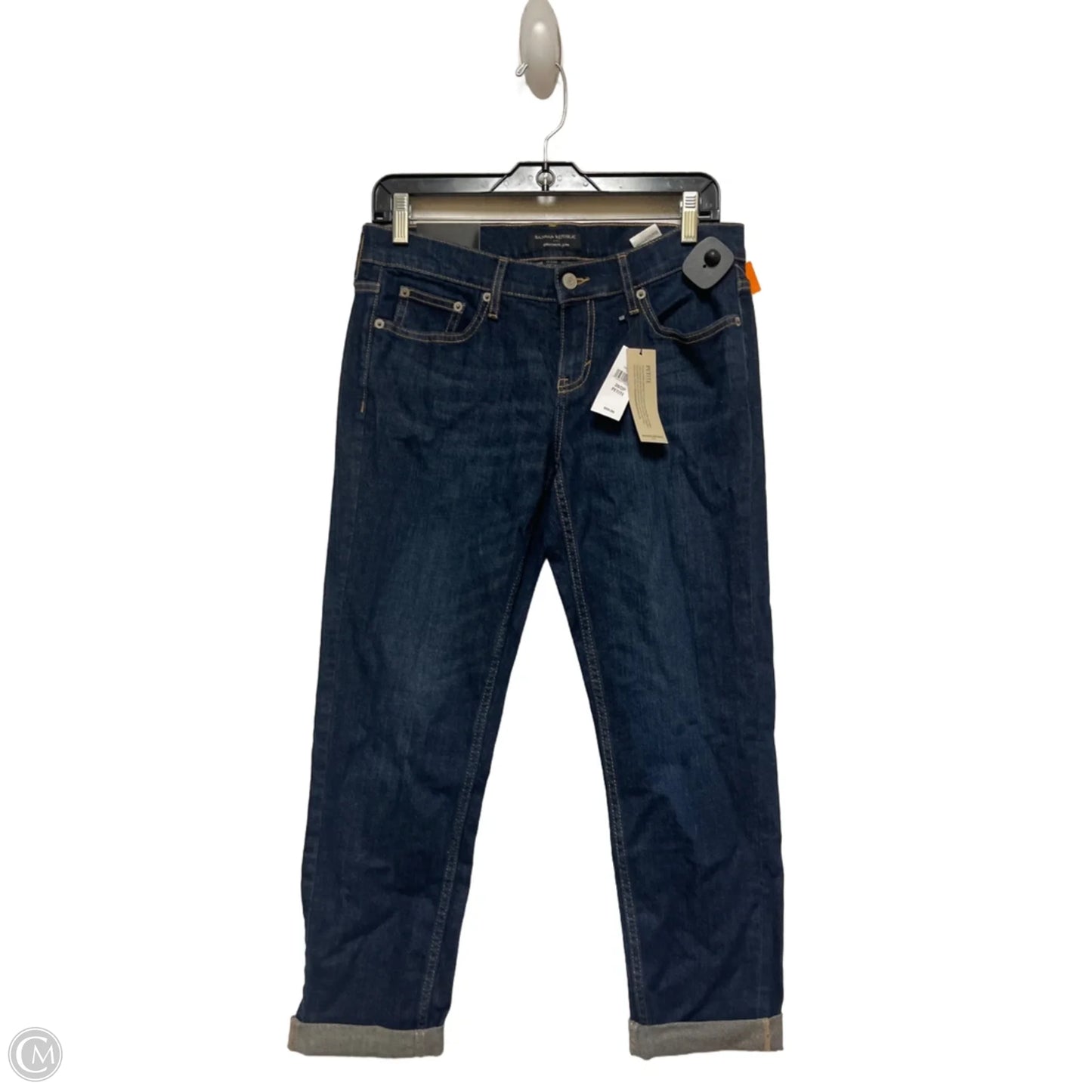 Jeans Boyfriend By Banana Republic In Blue Denim, Size: 2