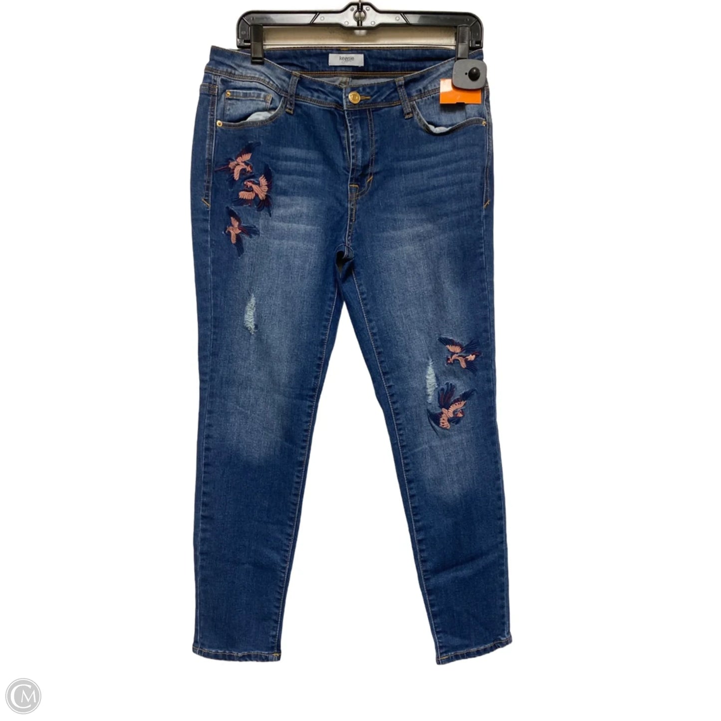 Jeans Skinny By Kensie In Blue Denim, Size: 8