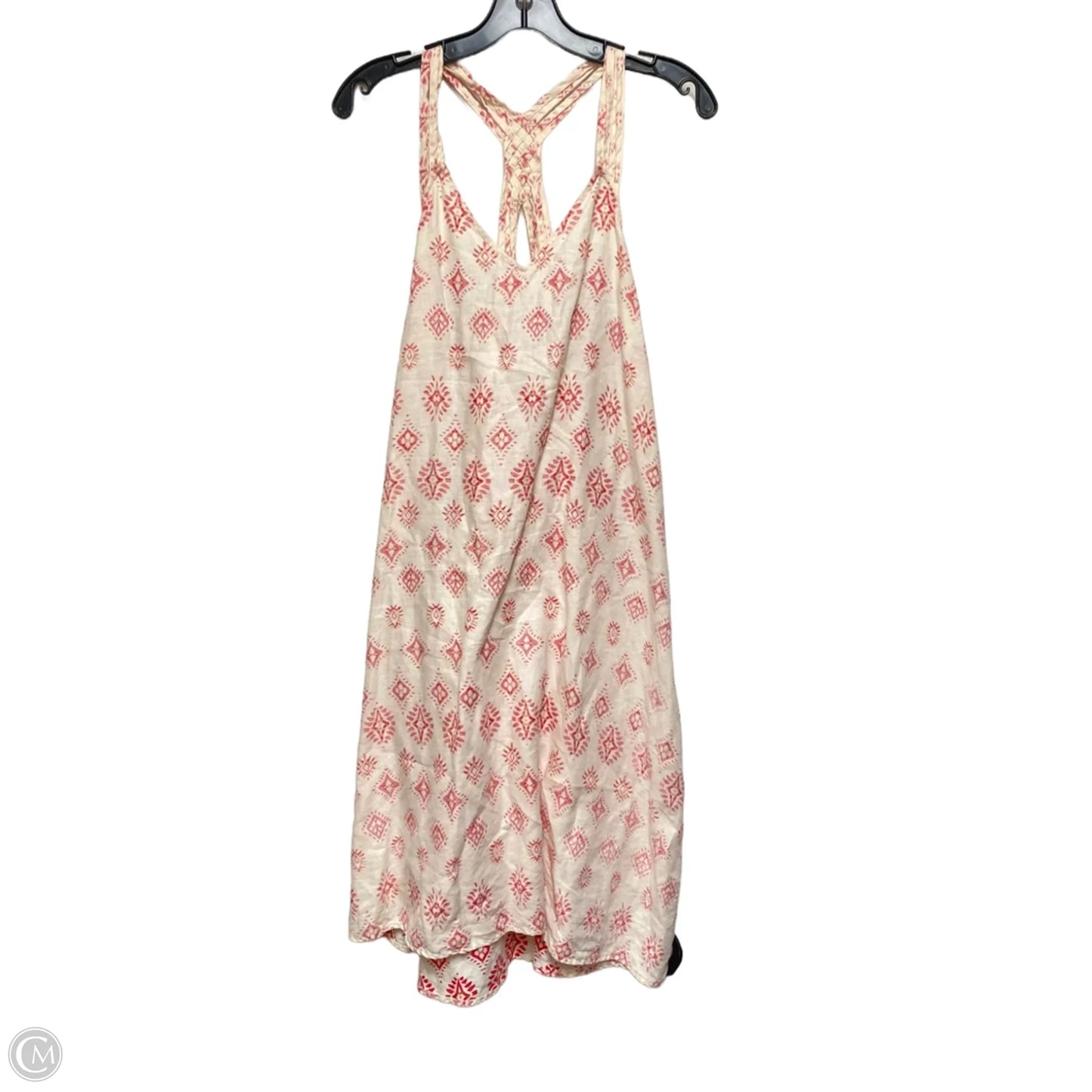 Dress Casual Midi By Artisan Ny In Cream & Red, Size: M