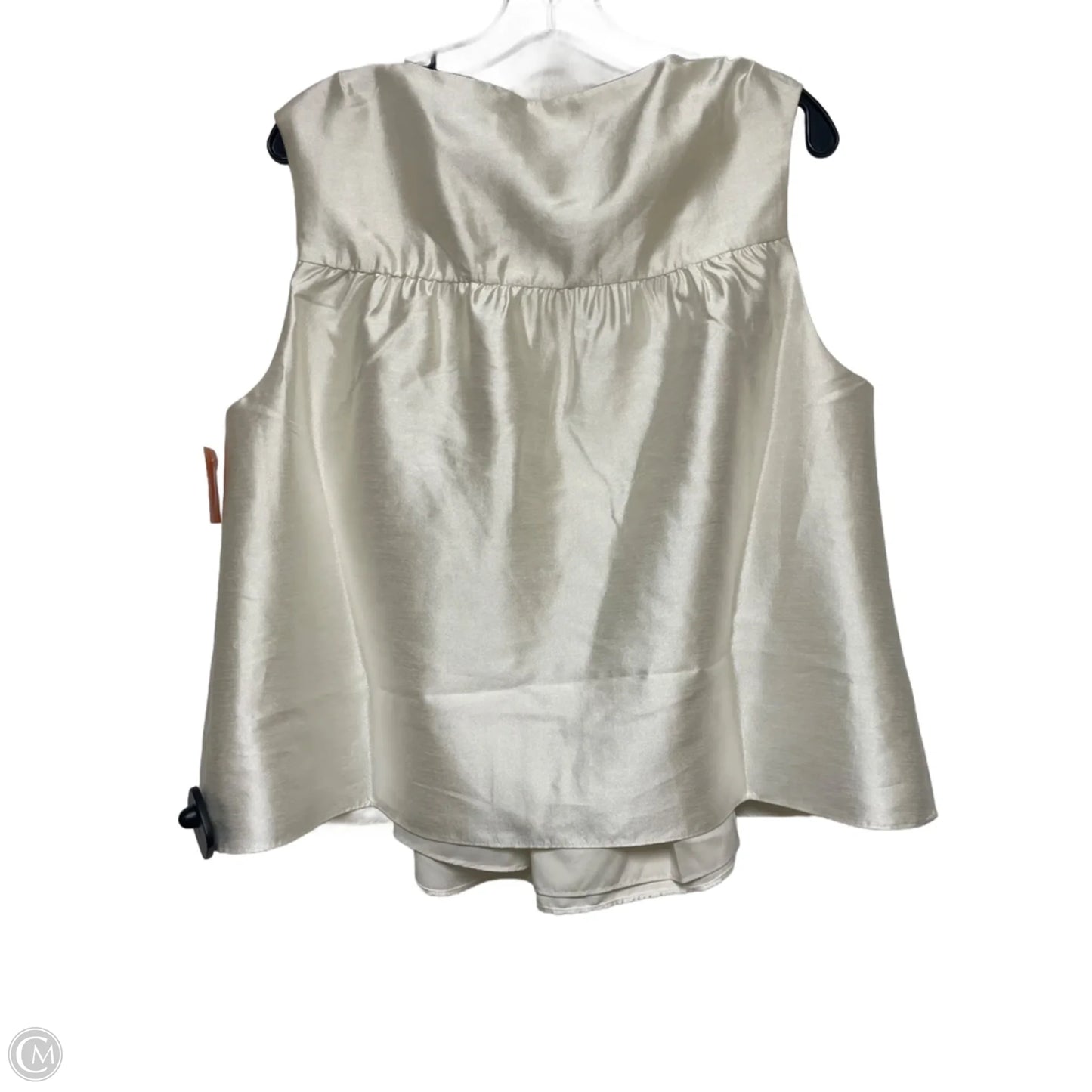 Top Sleeveless By Mare Mare In Cream, Size: L