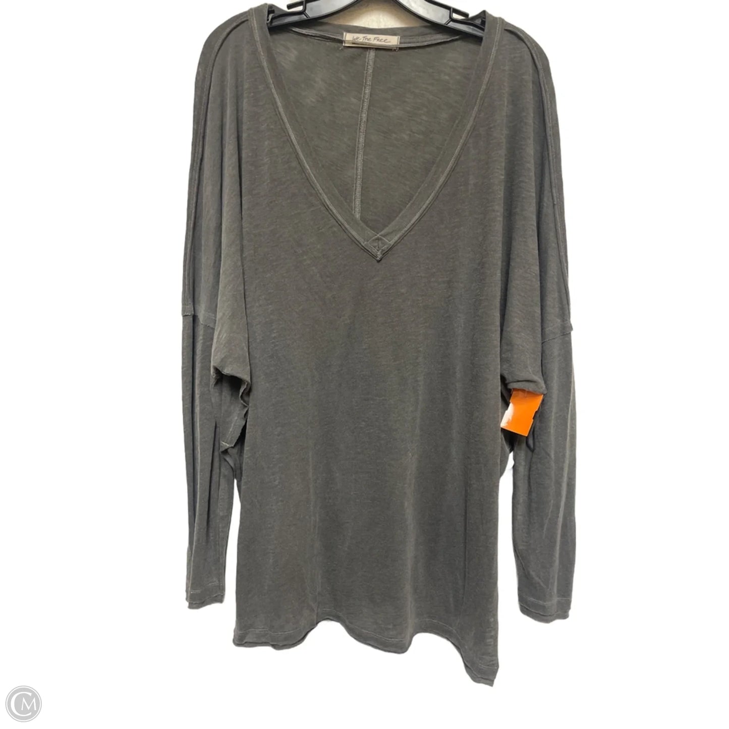 Top Long Sleeve Basic By We The Free In Grey, Size: M