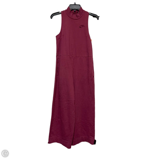 Athletic Dress By Nike Apparel In Mauve, Size: Xs