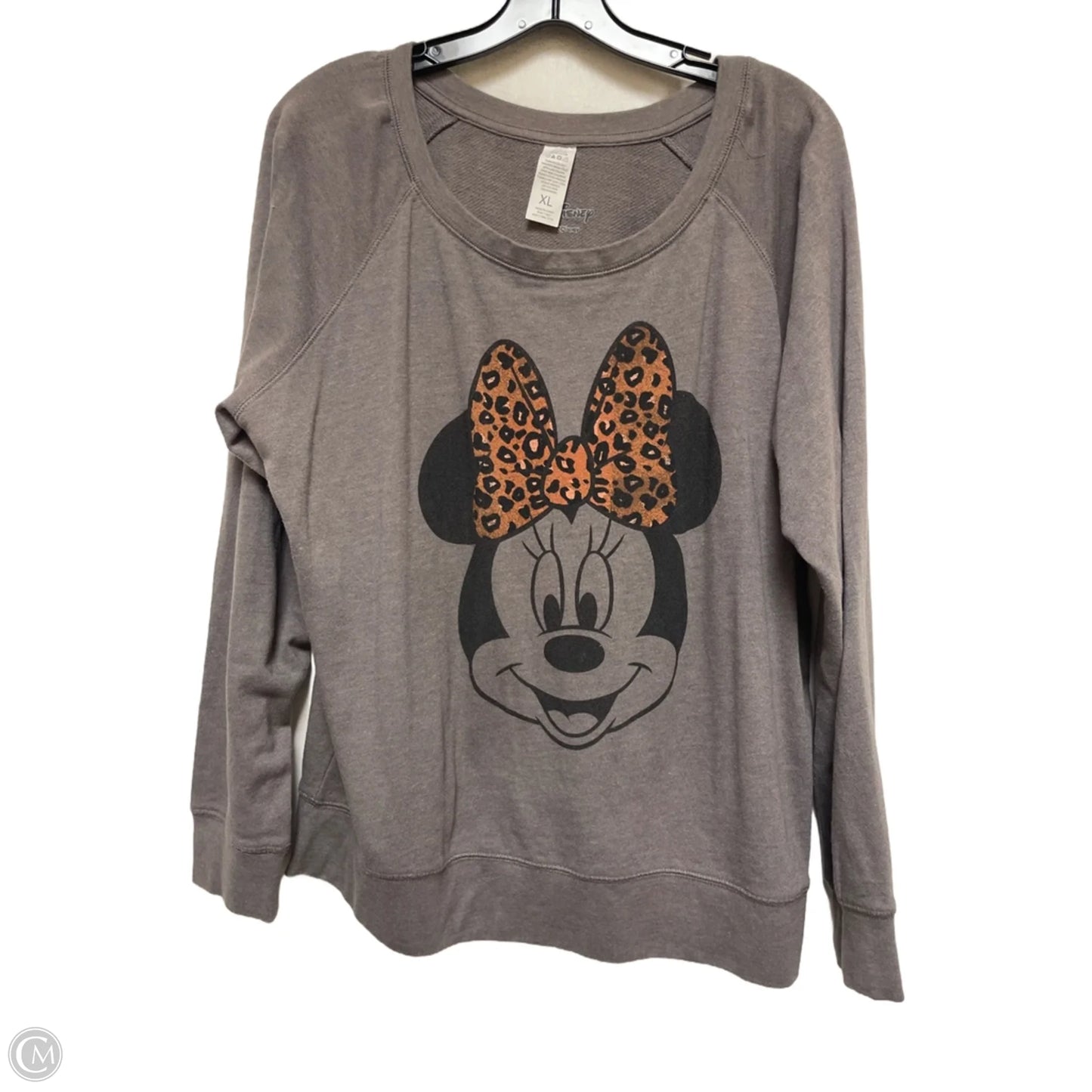 Sweatshirt Crewneck By Disney In Grey, Size: Xl