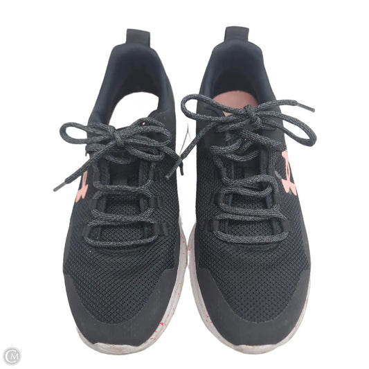 Shoes Athletic By Under Armour In Black & Orange, Size: 8.5