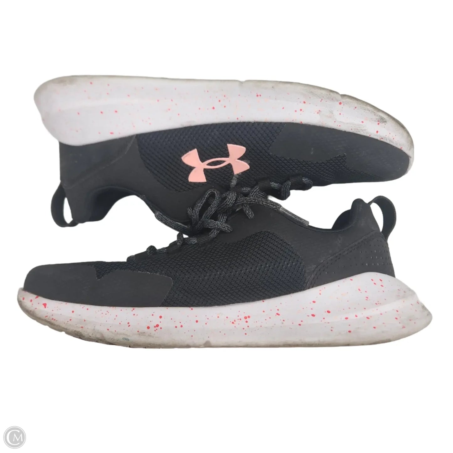 Shoes Athletic By Under Armour In Black & Orange, Size: 8.5