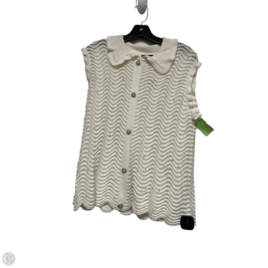 Top Sleeveless By Ontwelfth In Cream, Size: Xl