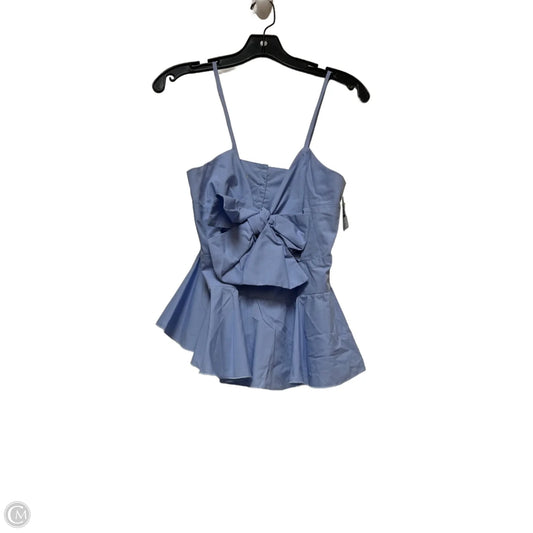 Top Sleeveless By Clothes Mentor In Blue, Size: M