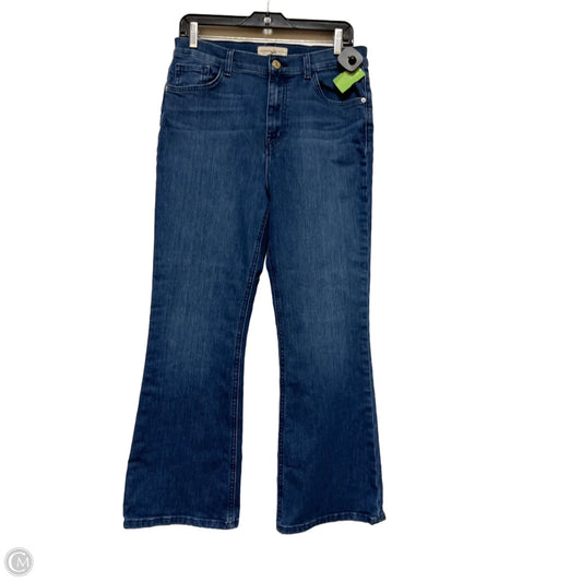 Jeans Boot Cut By Current/elliott In Blue Denim, Size: 8