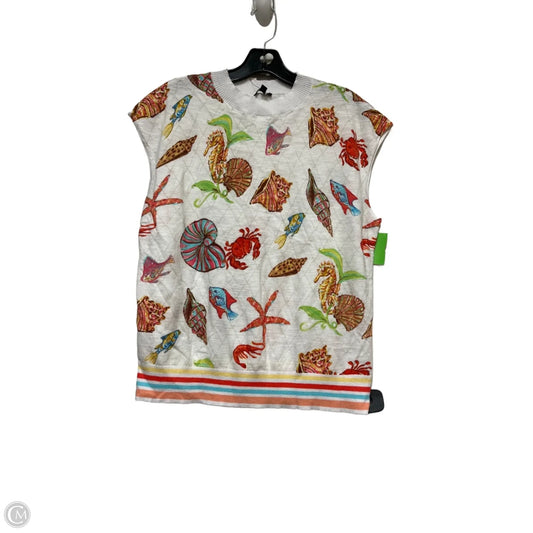 Top Sleeveless By Talbots In Multi-colored, Size: L