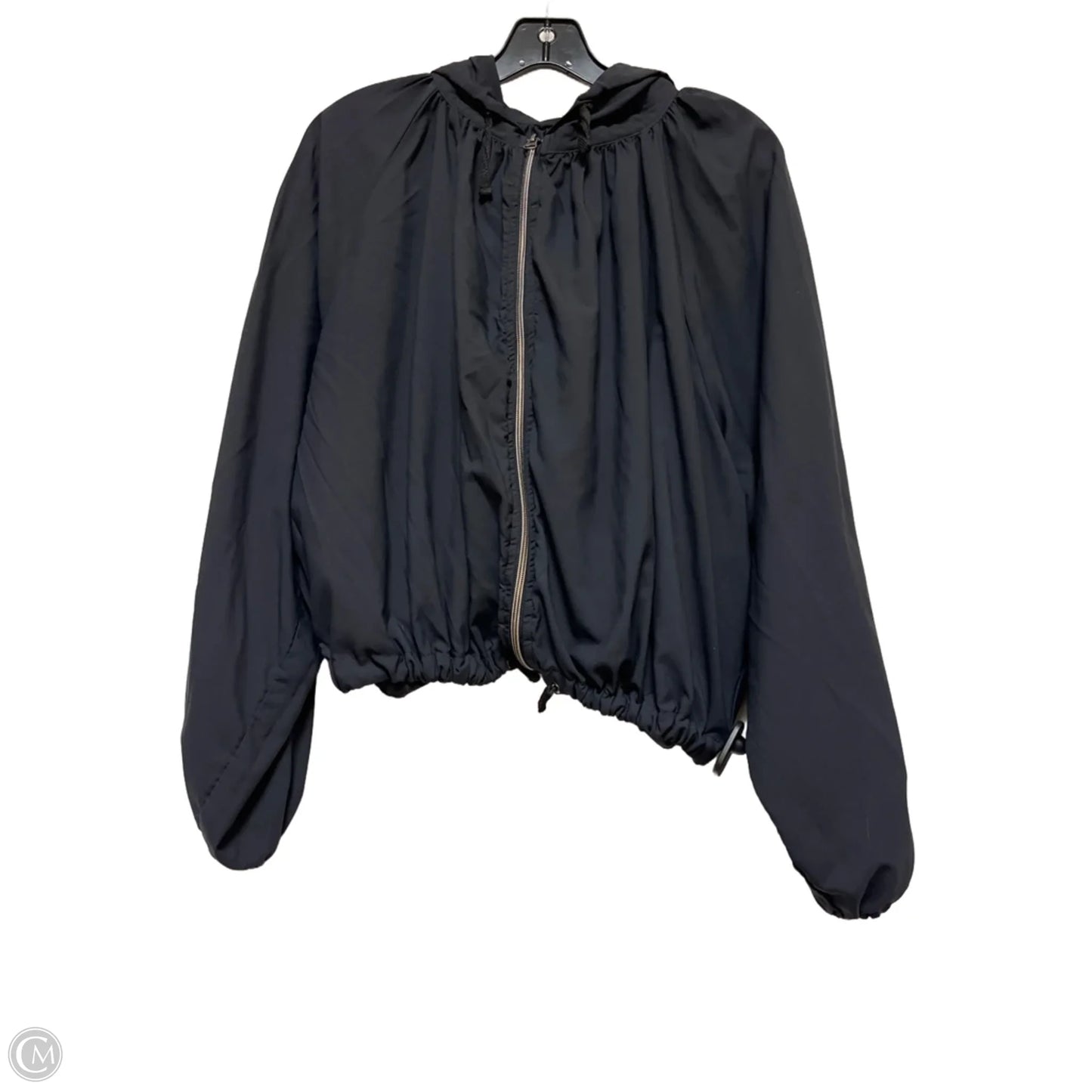 Jacket Windbreaker By Free People In Black, Size: Xs