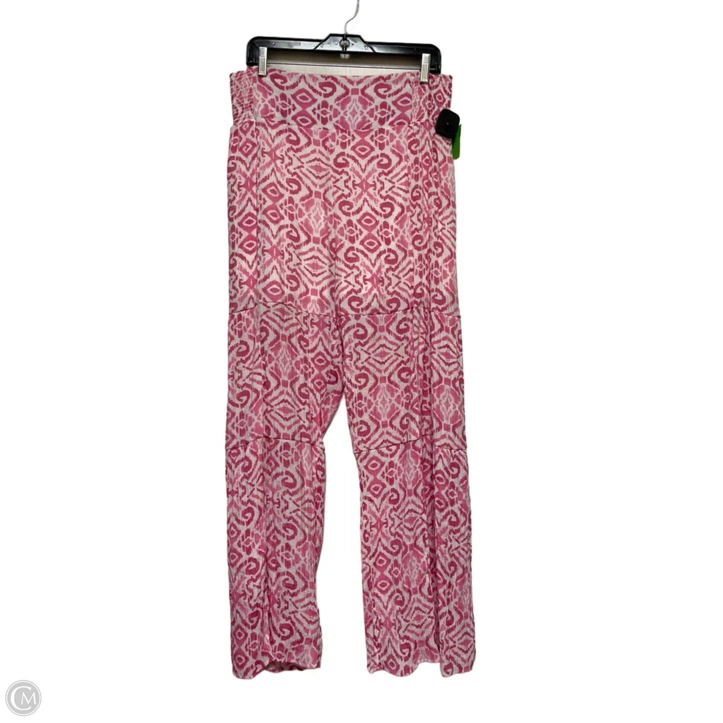 Pants Wide Leg By Nanette By Nanette Lepore In Pink & White, Size: 8