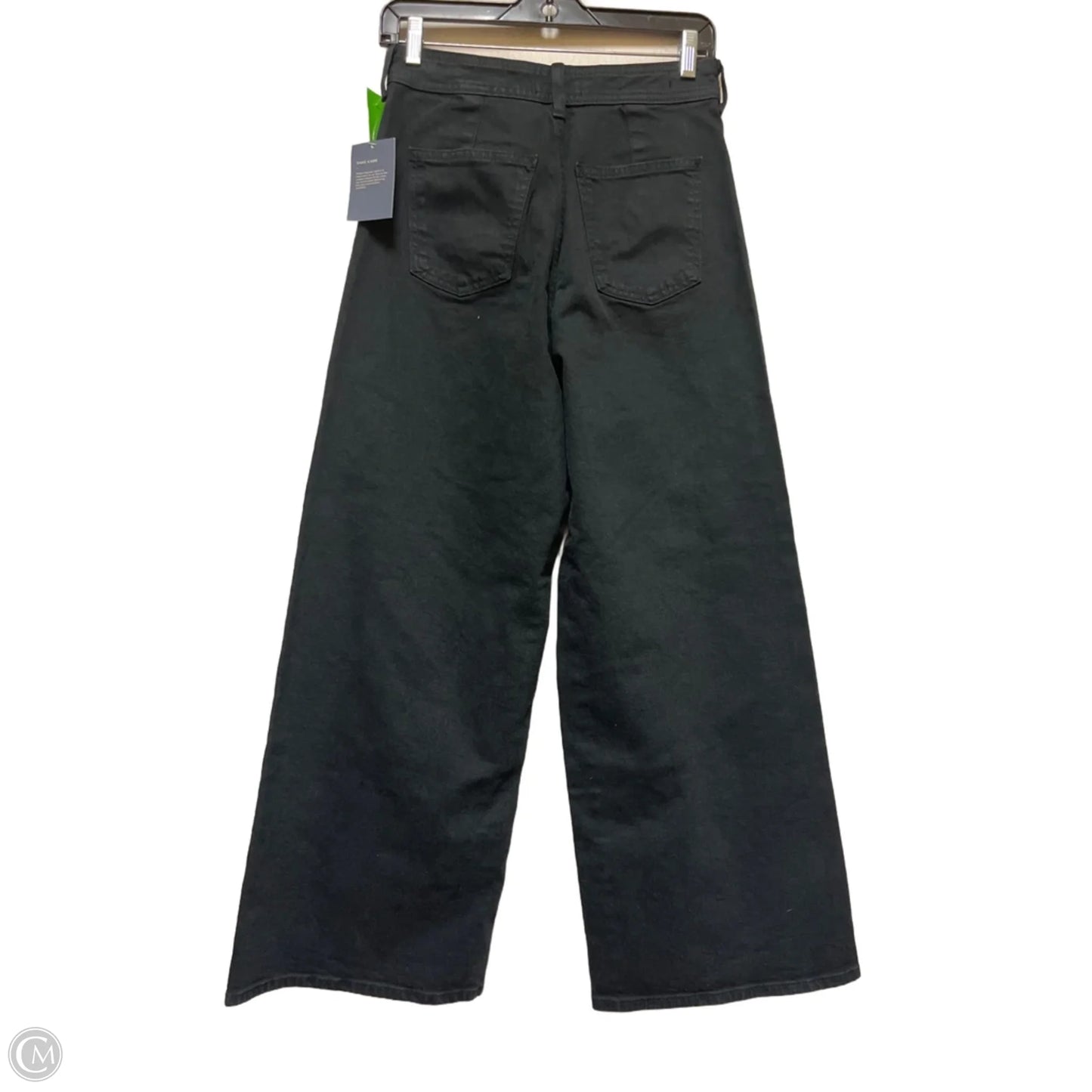 Jeans Wide Leg By Universal Thread In Black Denim, Size: 4