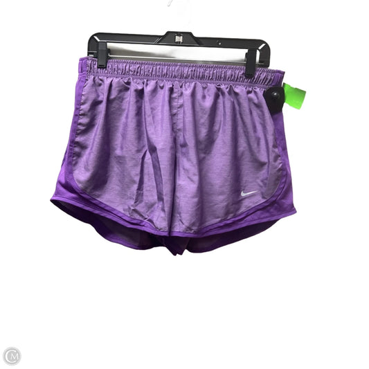 Athletic Shorts By Nike Apparel In Purple, Size: Xl