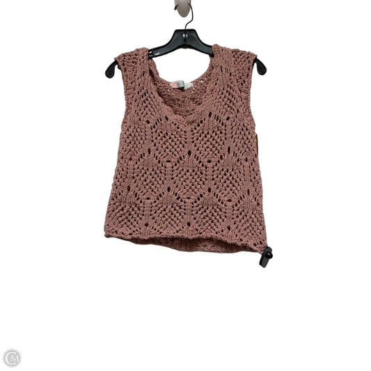 Top Sleeveless By Free People In Pink, Size: Xs