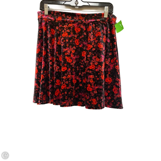 Skirt Mini & Short By Mi Ami In Floral Print, Size: 8