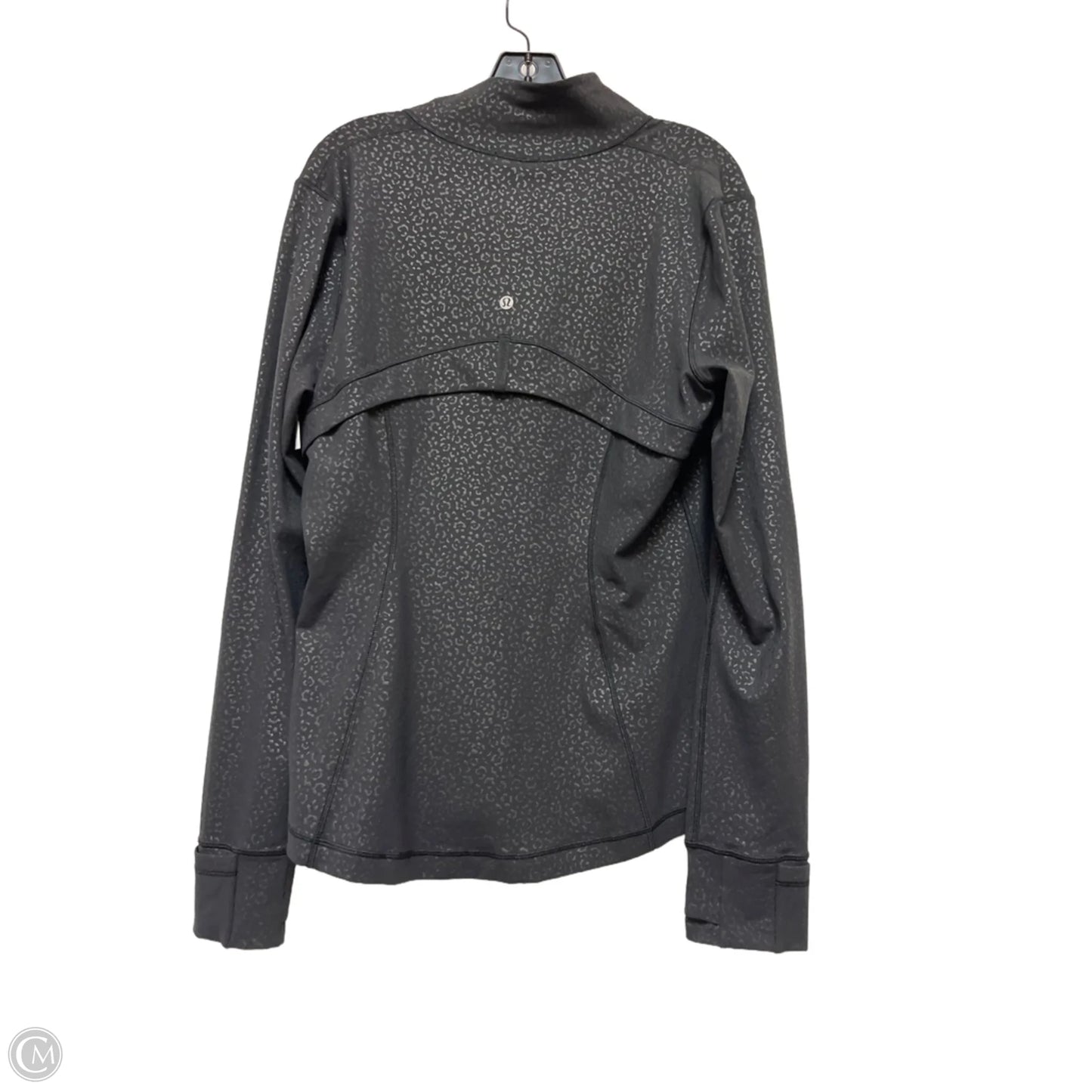 Athletic Jacket By Lululemon In Black, Size: Xl