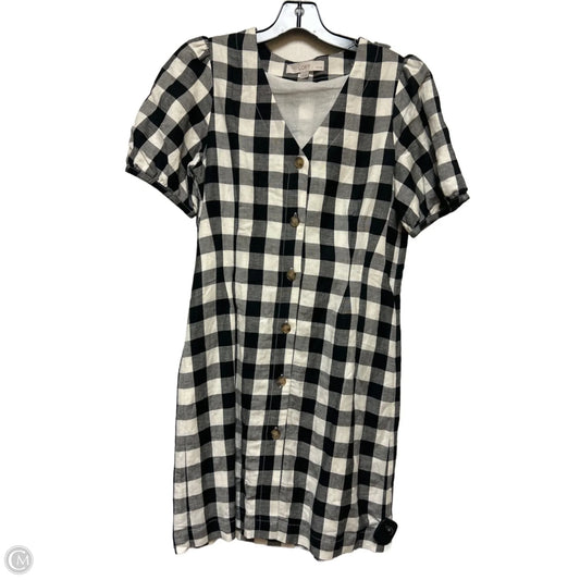 Dress Casual Short By Loft In Checkered Pattern, Size: S