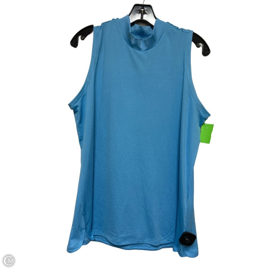 Athletic Tank Top By Adidas In Blue, Size: Xl