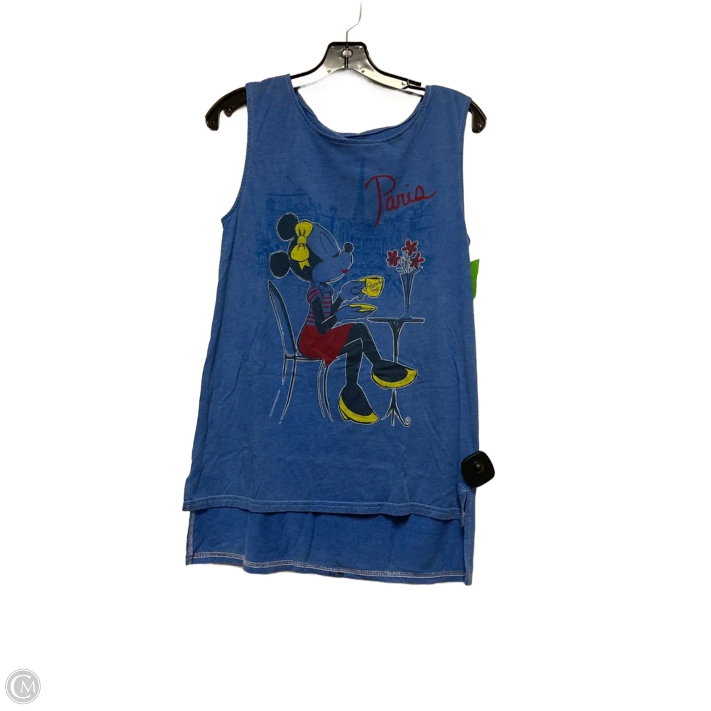 Top Sleeveless Basic By Disney Store In Blue, Size: M