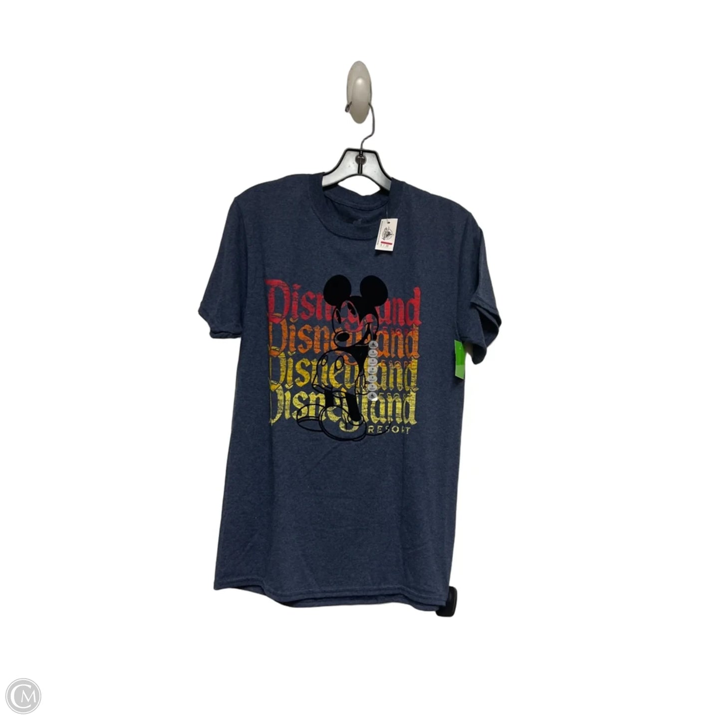 Top Short Sleeve Basic By Disney Store In Blue, Size: S