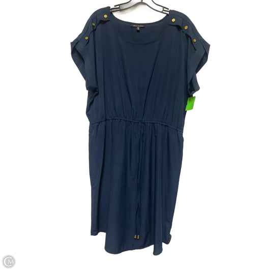 Dress Casual Short By Clothes Mentor In Navy, Size: 1x