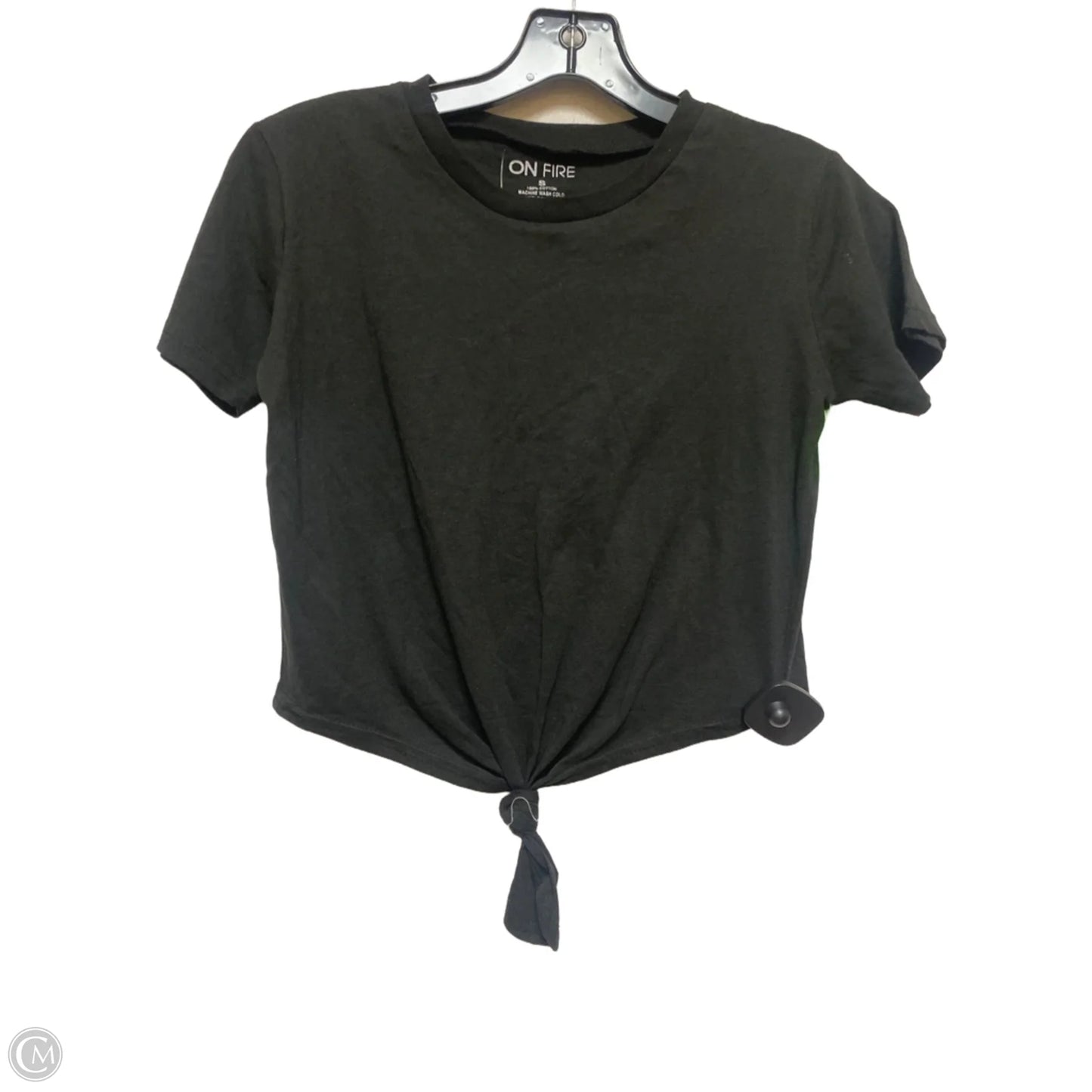 Top Short Sleeve Basic By Clothes Mentor In Black, Size: S