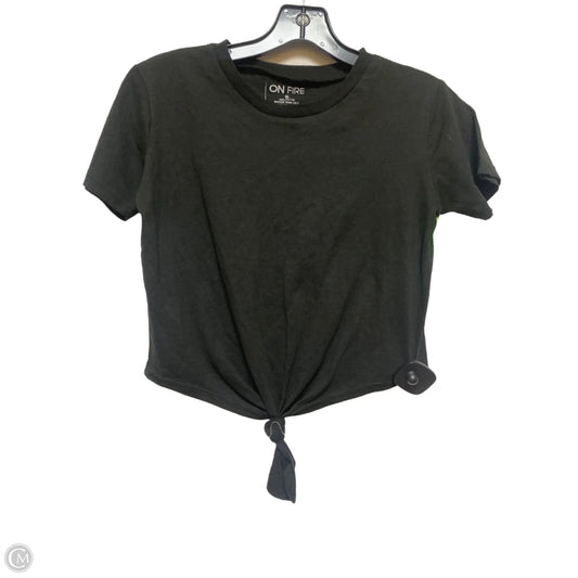 Top Short Sleeve Basic By Clothes Mentor In Black, Size: S
