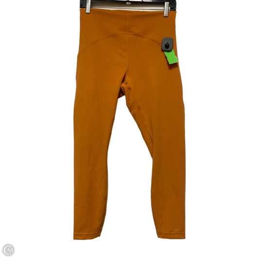 Athletic Leggings By Lululemon In Yellow, Size: 10