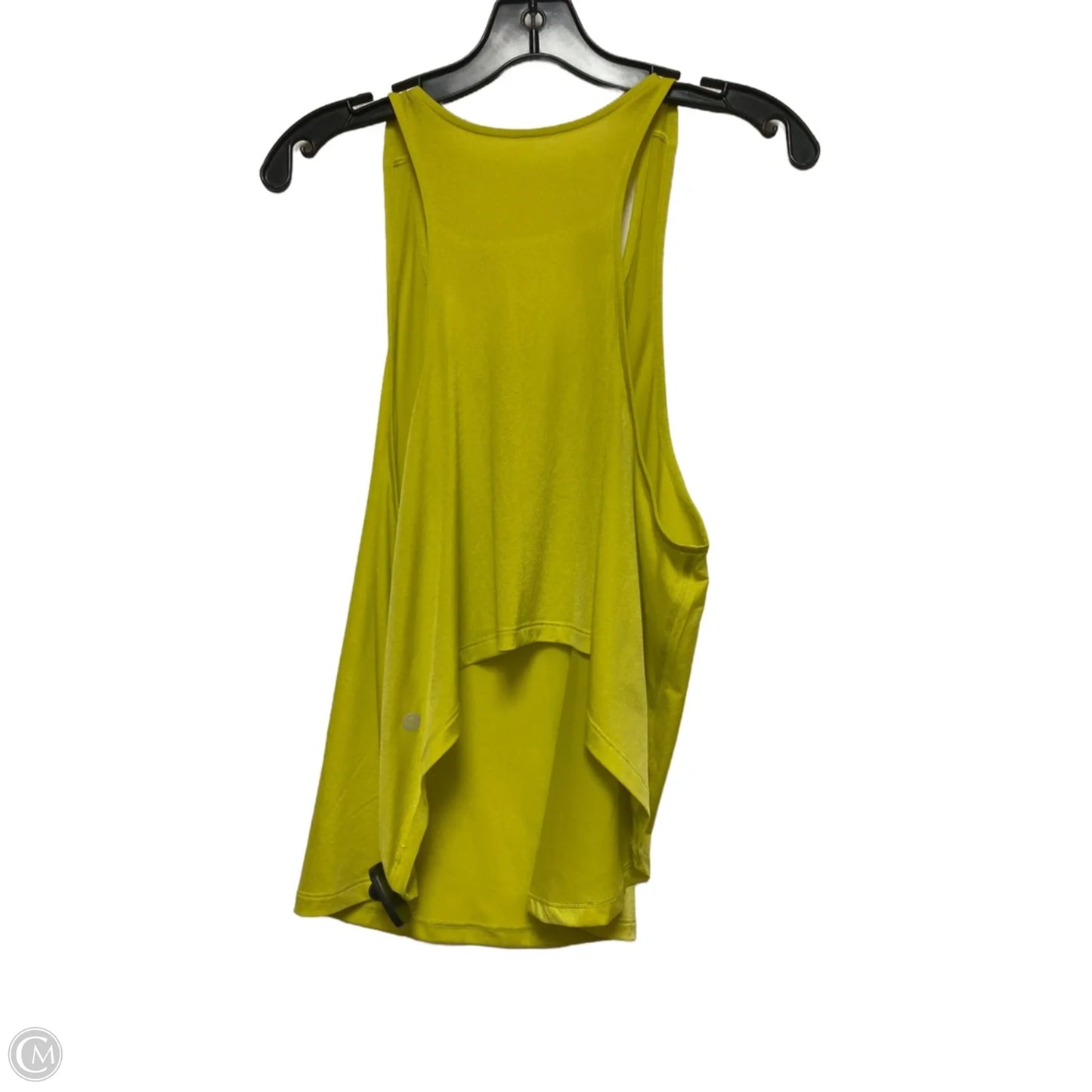 Athletic Tank Top By Lululemon In Chartreuse, Size: 16