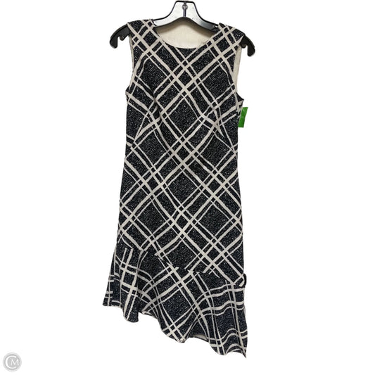 Dress Casual Midi By White House Black Market In Black & White, Size: Xs