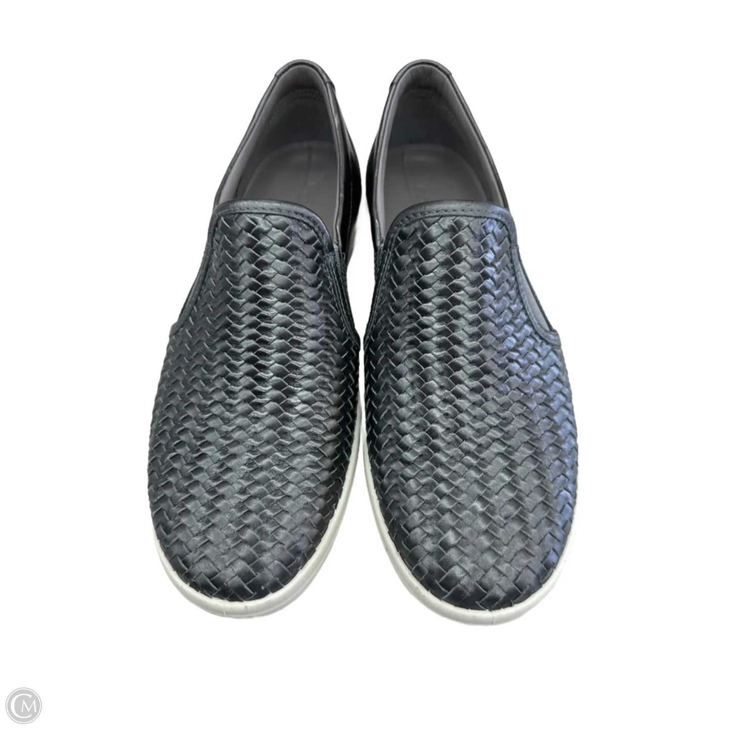 Shoes Flats By Ecco In Silver, Size: 9