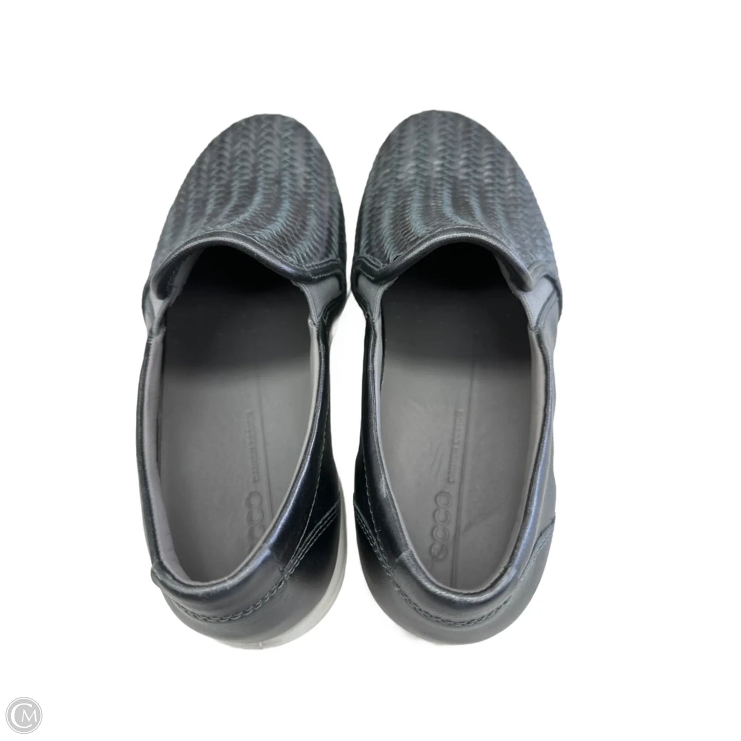 Shoes Flats By Ecco In Silver, Size: 9