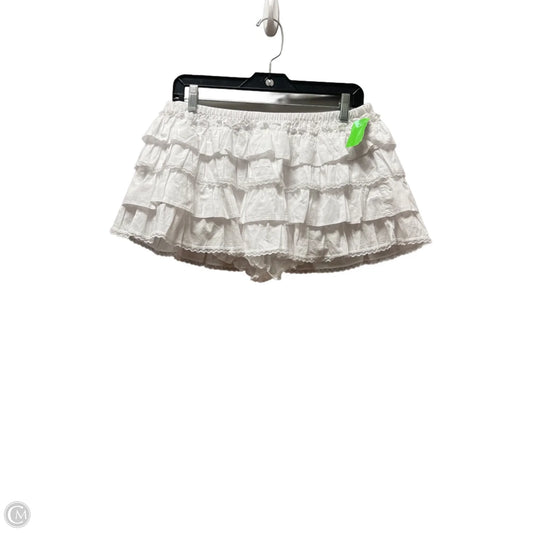 Skort By Sunday Best In White, Size: 8