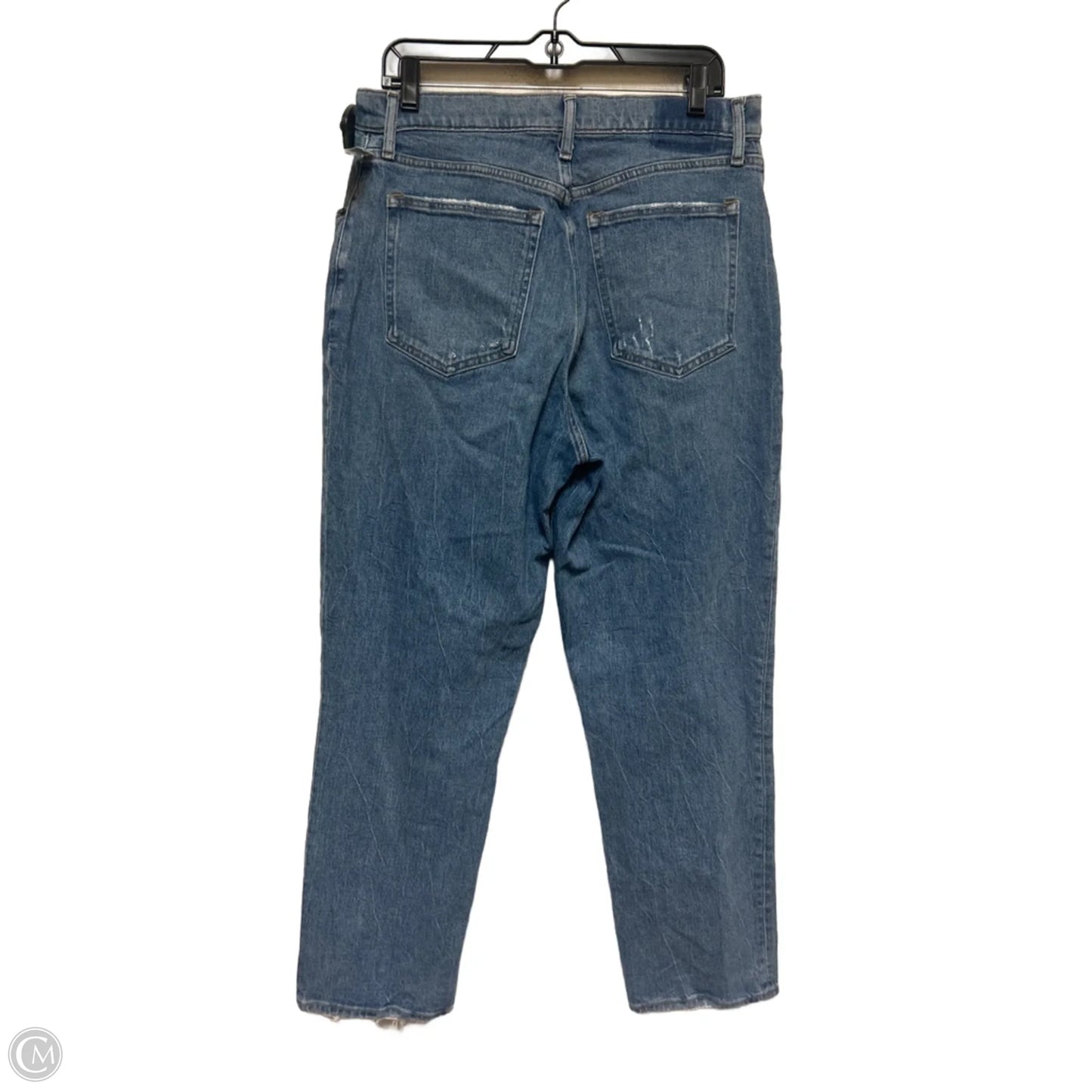 Jeans Straight By Abercrombie And Fitch In Blue Denim, Size: 14