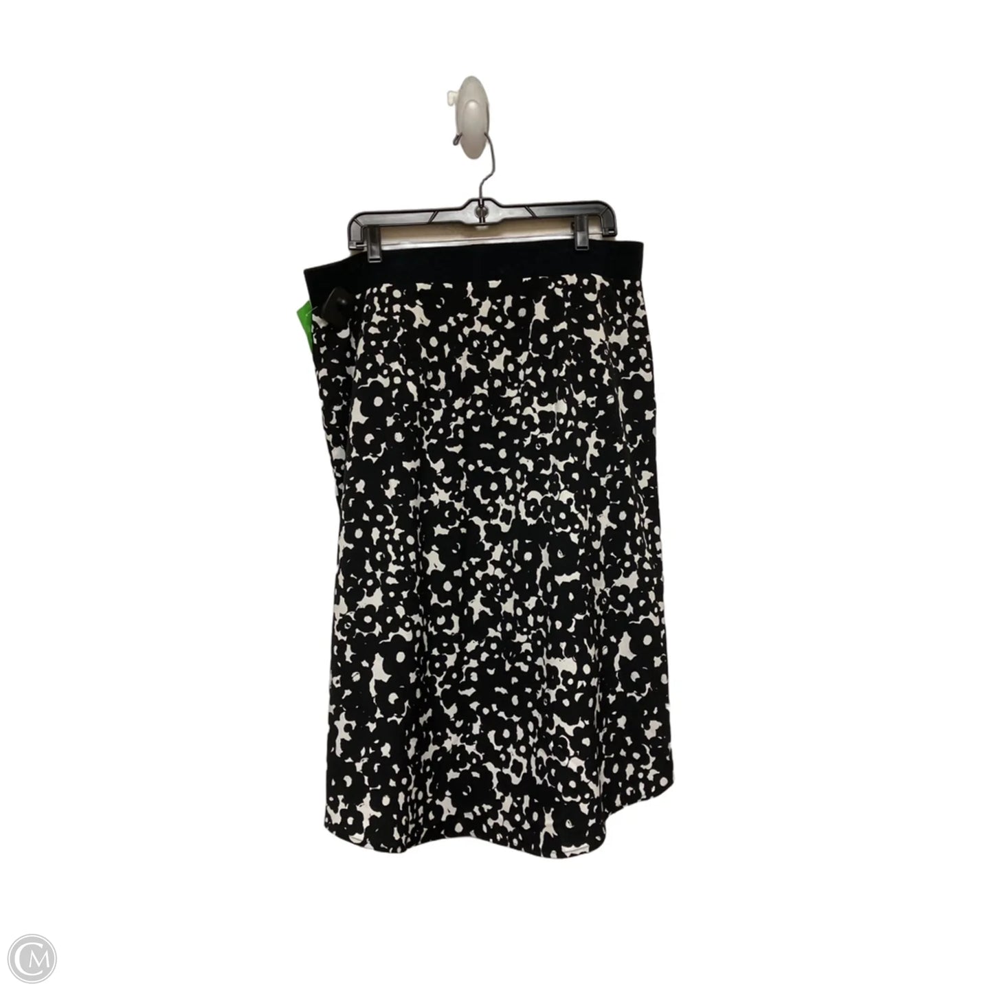 Skirt Midi By Cabi In Black & White, Size: 12