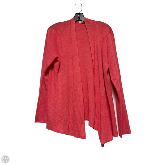 Cardigan By Eileen Fisher In Coral, Size: Xl