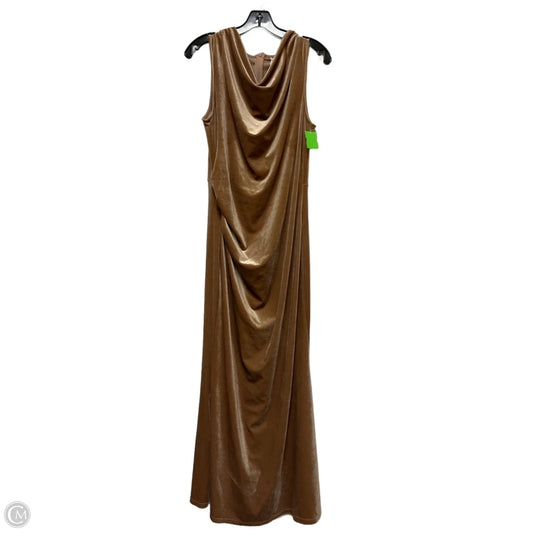 Dress Casual Midi By Grace Karin In Tan, Size: L