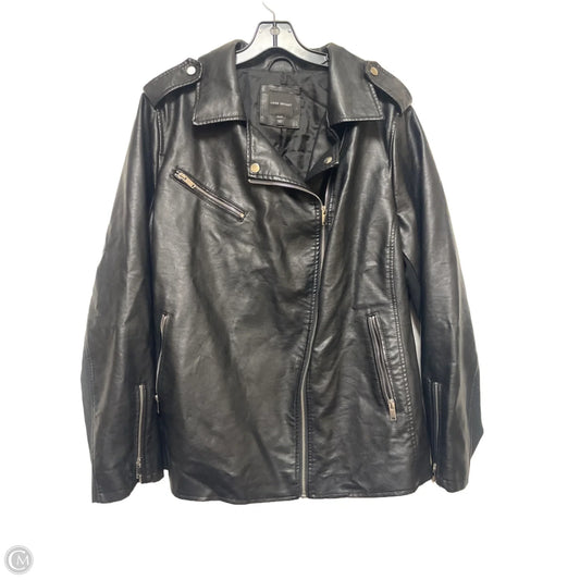 Jacket Moto By Lane Bryant In Black, Size: 3x