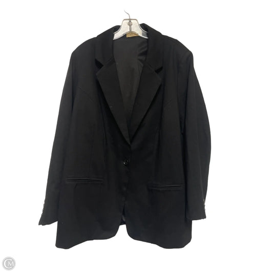 Blazer By Clothes Mentor In Black, Size: 3x