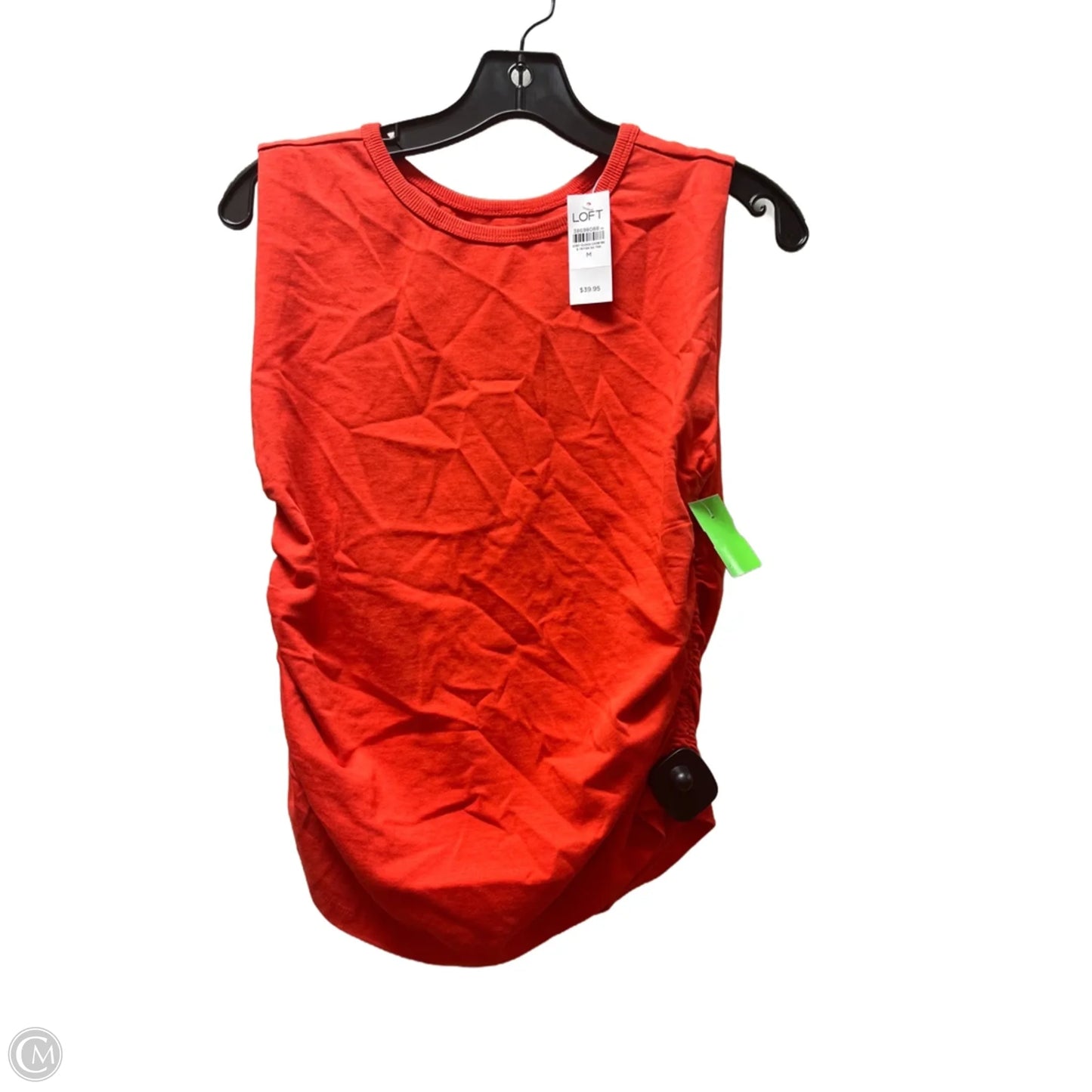Top Sleeveless Basic By Loft In Orange, Size: M