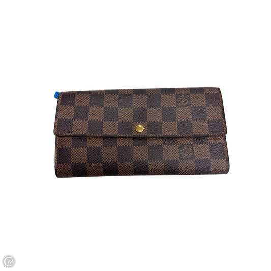 Wallet Luxury Designer By Louis Vuitton, Size: Medium