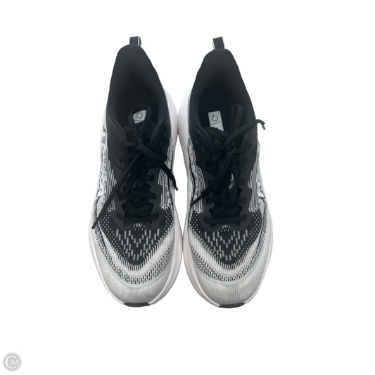 Shoes Athletic By Hoka In Black & White, Size: 8.5