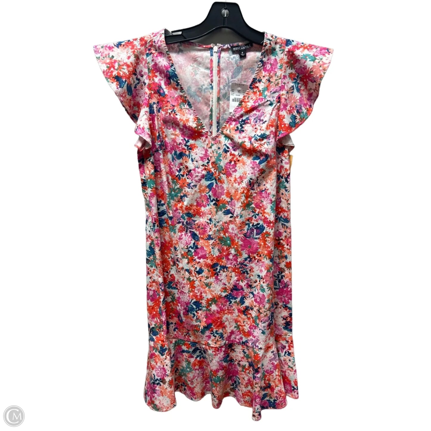 Dress Casual Midi By J. Crew In Floral Print, Size: Xs