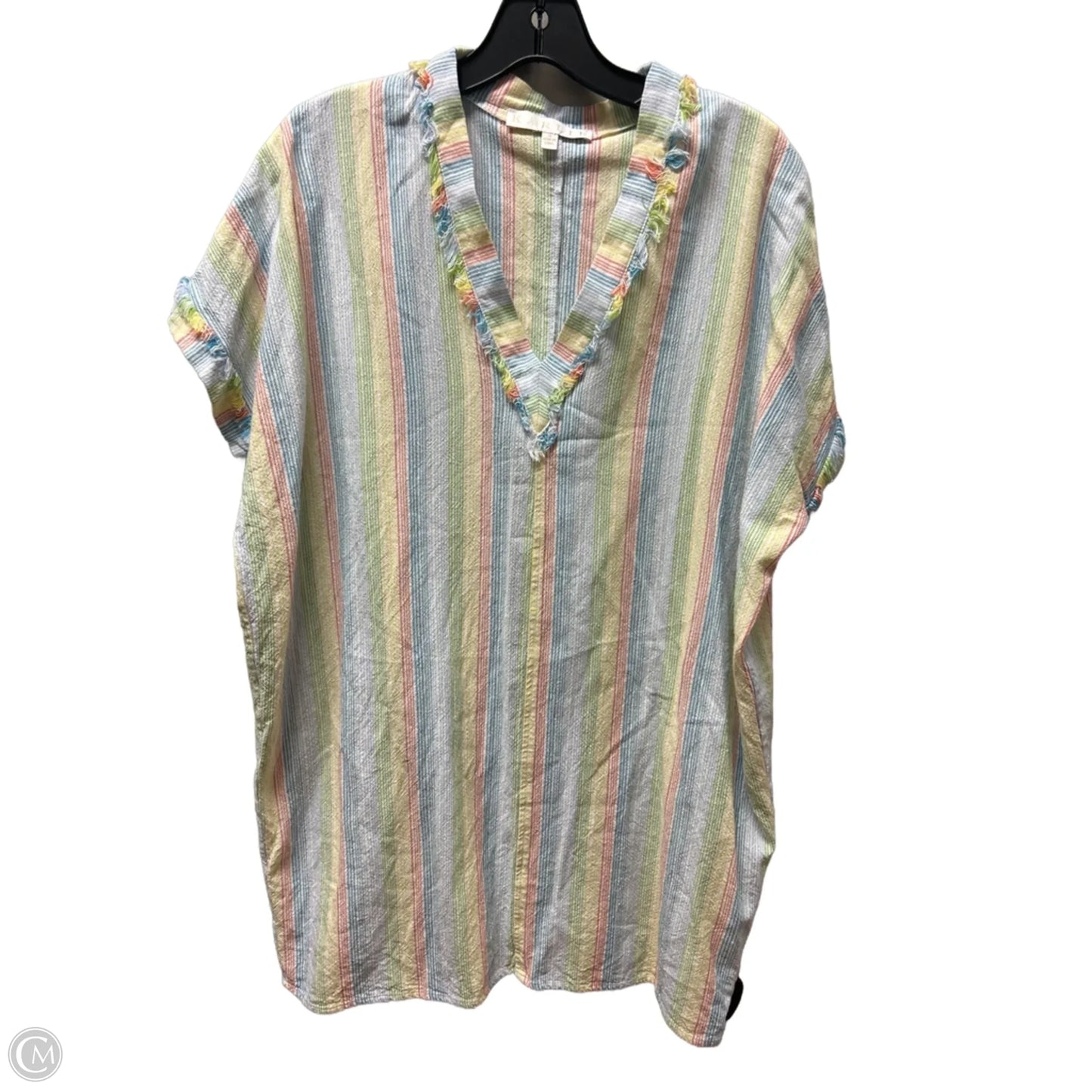 Dress Casual Short By Karlie In Striped Pattern, Size: S