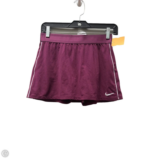 Athletic Skort By Nike Apparel In Purple, Size: S