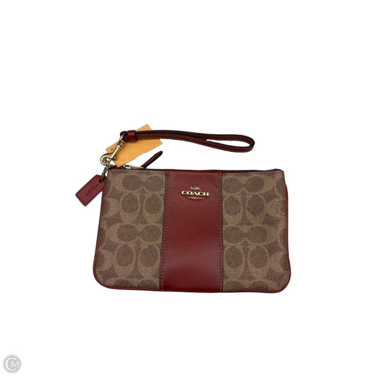 Wristlet Designer By Coach, Size: Small