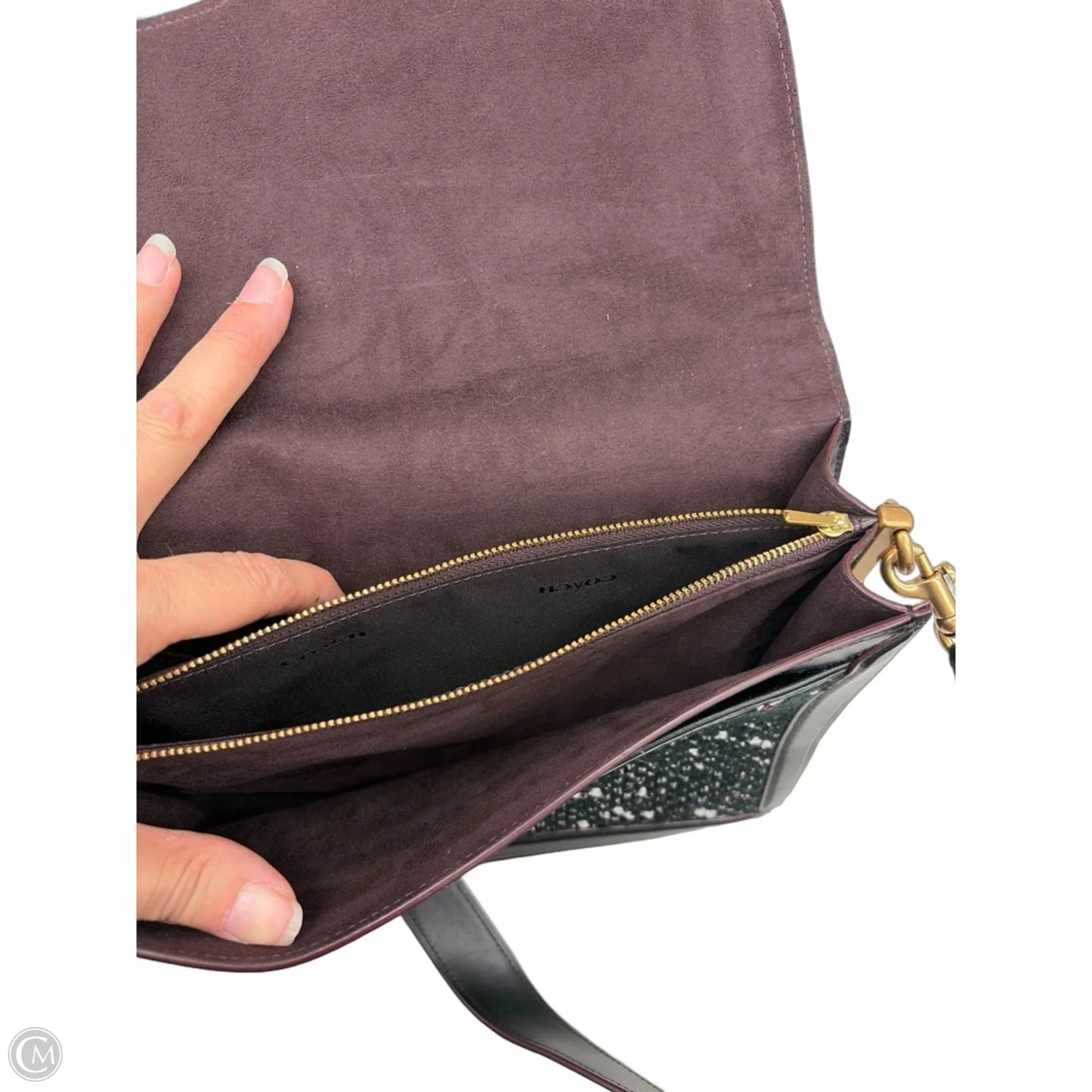 Crossbody Designer By Coach, Size: Medium