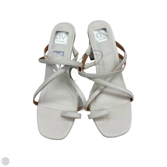 Sandals Heels Block By Dolce Vita In White, Size: 8.5